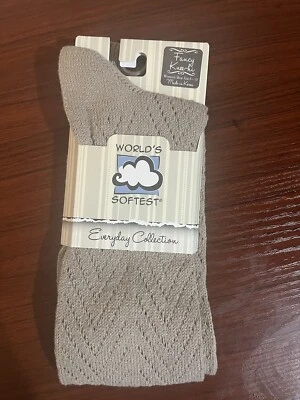 Calcetines de Invierno World Soft Calcetín Colección Todos los Días Elegante Rodilla Alta Marrón Claro  Foto 1 de 3