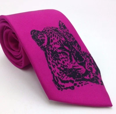 $113 Bloomingdales Mens Solid Purple Silk Neck Tie Dress Classic Neck Tie 58x3.5 - Image 1 of 4