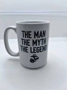 USMC Coffee Tea Cup The Man The Myth The Legend - Picture 1 of 6
