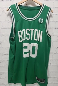 Maglia vintage Gordon Hayward Boston Celtics #20 verde Nike Connect taglia 52, C10 - Foto 1 di 12
