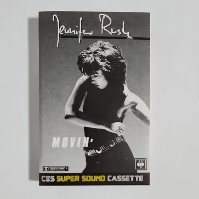 JENNIFER RUSH - 'Movin' Cassette Tape Album 1985 AUST. PRESSING PC-8154 CBS - Image 1 of 4