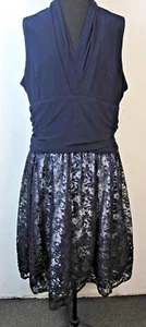 Vestido formal para mujer SLNY azul marino talla 18 - Imagen 1 de 12