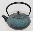 Vintage Japan Cast Iron Tea Pot Signed Tetsubin