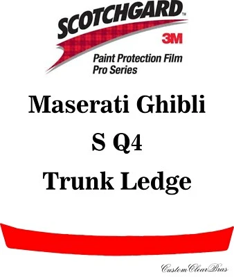 Proteção de pintura 3M Scotchgard Pro Series 18 2019 2020 2021 Maserati Ghibli S Q4 - Imagem 1 de 3