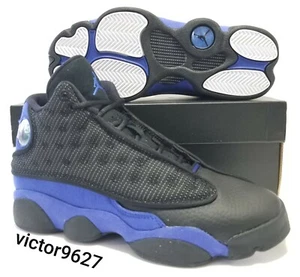 Nike Air Jordan 13 Retro GS Black Hyper Royal Youth Größe 4Y = Herren 4/Damen 5,5 - Bild 1 von 12