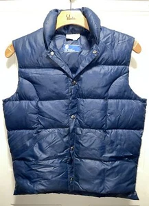 Ropa de esquí vintage JC Penney azul esquí chaleco tampón hecho en EE. UU. para hombre mediano - Imagen 1 de 7
