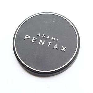 Asahi Pentax 51mm Push-On Metal Front Lens Cap Old Takumar 50mm 55mm - Bon état! - Photo 1 sur 2