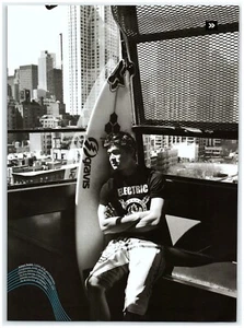 Surfer Kalani Robb Electric T-shirt Al Merrick Board Fox magazine CLIPPING photo - Picture 1 of 1