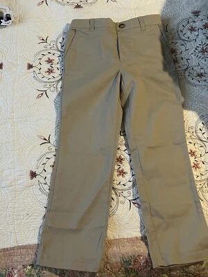 Boys 6x Khaki Pants Uniform School Stretch Waist - Image 1 of 4