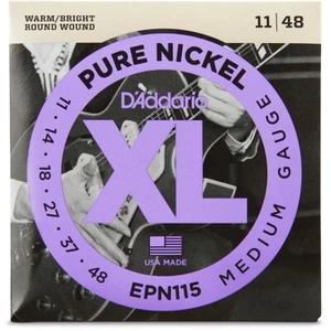 D'Addario EPN115 Pure Nickel Electric Guitar Blues/Jazz Electric Guitar Strings - Picture 1 of 1