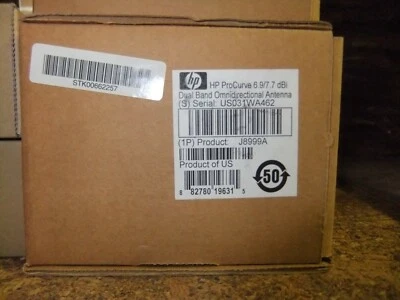 HP J8999A NEW SEALED PROCURVE 7 DBI DUAL BAND DIRECTIONAL ANTENNA - Image 1 of 3