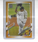 2021 Topps Gold Foil 205 Luis Patino San Diego Padres Rookie Card