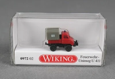 WIKING 097202/0972 02 (Spur N,1:160) Feuerwehr - Unimog U 411 - NEUWARE! - Bild 1 von 3