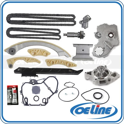 Timing Chain Kit for 00-10 Chevrolet Pontiac Saturn 2.2L 2.4L w/ Oil Water Pump — 第 1/4 张图片