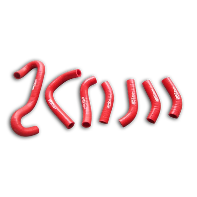 Manguera de silicona roja para Husqvarna Husky AE/WR400/XC400/CR430/WR430/XC430 1984-1988 Foto 1 de 4