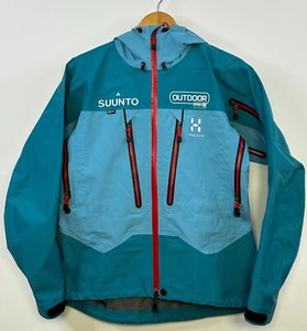 Haglofs Spitz Goretex Pro Shell Ultimate Waterproof Blue Jacket Women's Size M - Picture 1 of 10