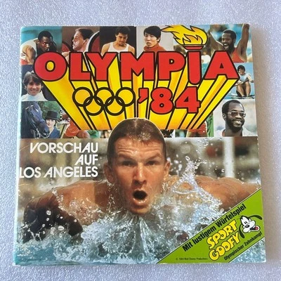 Ferrero Album: Olympia 84 alle Duplo & Hanuta Bilder , Goofy Poster 2 Fehl, 1984 - Bild 1 von 4