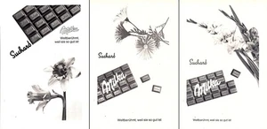 3w50625/ Lot Reklame aus 1963 – SUCHARD – Milka-Schokolade - Picture 1 of 4