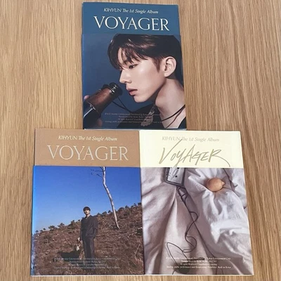 MONSTA X Kihyun - Voyager Albums - All 3 Versions - No PCs - 1st Single Album CD Foto 1 de 4