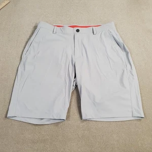 Redvanly Shorts Mens Medium Gray 9" Inseam Performance Stretch Lightweight Solid - Picture 1 of 11