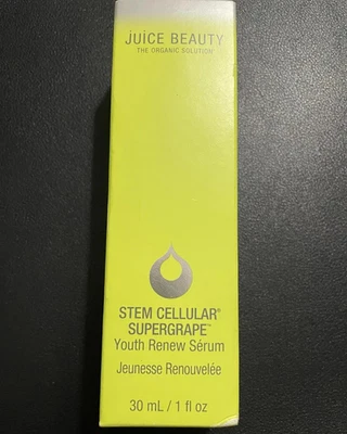 Juice Beauty Stem Cellular Supergrape Youth Renew Serum ~ Full Size 1 fl oz ~NIB - Image 1 of 4