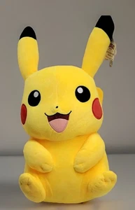 Pikachu Plush Pokemon Aoger 11 " to Head and 15" to Ear Tip - Picture 1 of 11