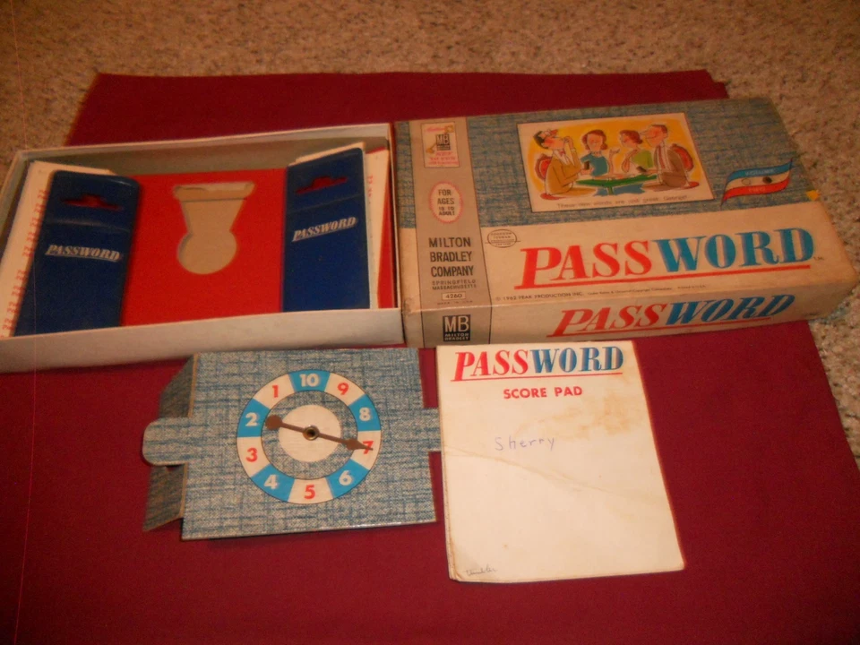 Vintage PASSWORD GAME by Milton Bradley 1962 Volume two  Complete Set #4260 - Image 1 of 1