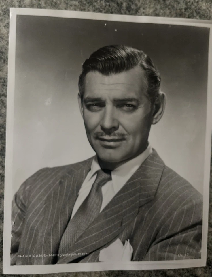 Clark Gable MGM Headshot CG68 8x10 Vintage Photo - Image 1 of 2