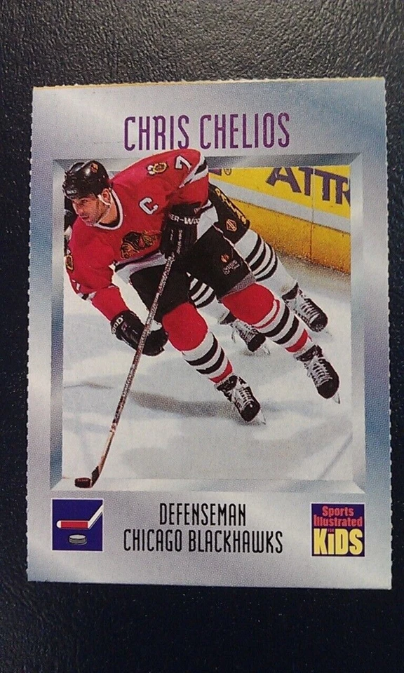 Chris Chelios #585 Blackhawks NHL Sports Illustrated for Kids SI For Kids - Image 1 of 1
