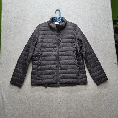 Chaqueta para mujer Old Navy XL negra nailon poliéster puffer ropa deportiva acolchada cremallera Foto 1 de 4