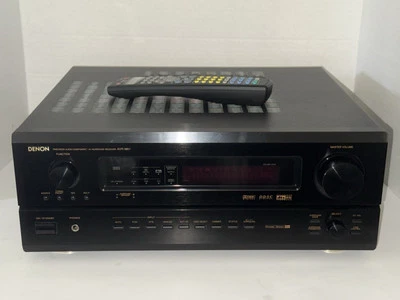 DENON AVR-3801 Precision Audio AV Surround Receiver TESTED WORKS Bundle W/Remote - Image 1 of 4