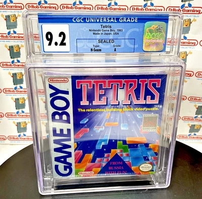 Tetris Nintendo Gameboy Original 1st Print Super New Sealed VGA WATA CGC NES - Image 1 of 4