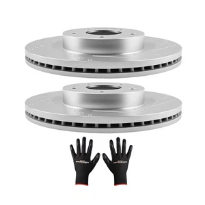 295.5 mm Front Drilled and Slotted Brake Disc For Nissan Altima 2007-23 S-31464 - Picture 1 of 11