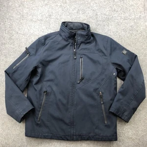 Tumi Tech Jacke Herren Medium Navy Blau Full Zip Stehkragen Tech Taschen Freizeit - Bild 1 von 17