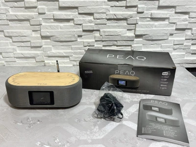 PEAQ Radio Wecker PCR 120BT DAB+ Wireless Charging USB Bluetooth Aux Austeller - Bild 1 von 4