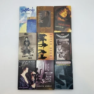 80’s And 90’s POP ROCK DANCE HAIR METAL Cassette Tape Singles Lot Of 9 - Picture 1 of 11
