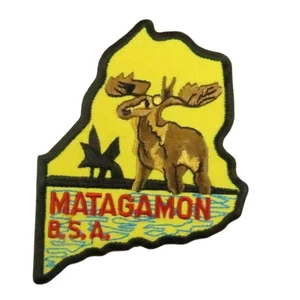 Maine National High Adventure Matagamon Patch BLK Bdr (NK576) - Picture 1 of 2