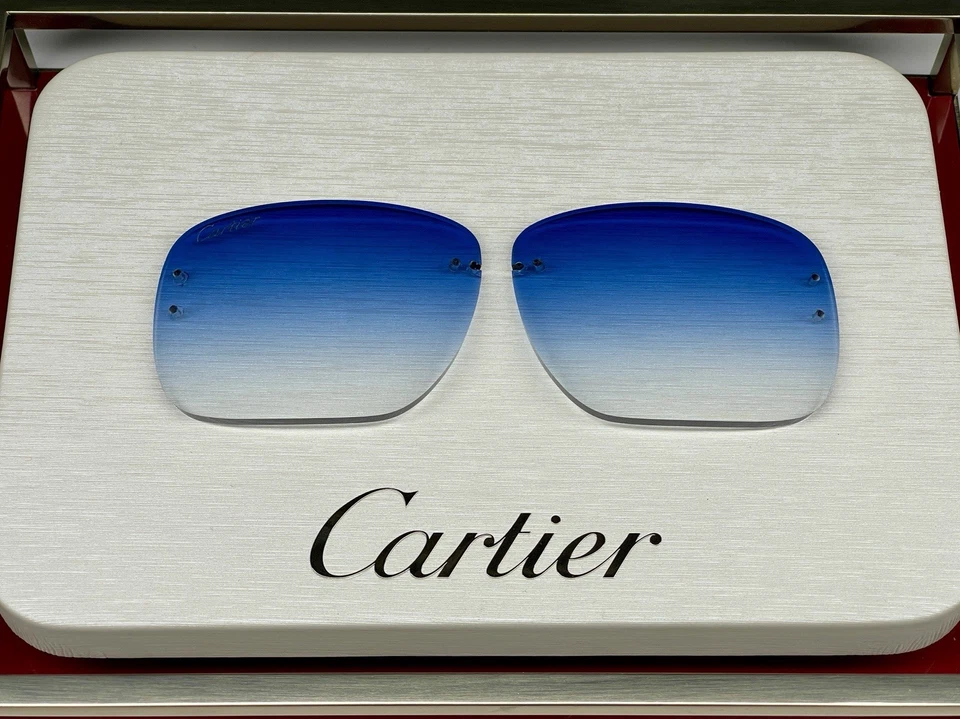 Lente de repuesto para marcos Cartier Big C CT0330S + herramienta de destornillador Foto 1 de 4