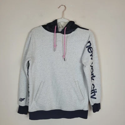 Kith x New Balance 连帽衫男式 XS 灰色海军代托纳纽约市套衫 — 第 1/4 张图片