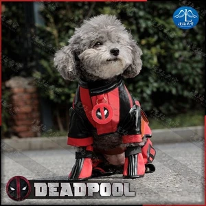Deadpool 3 Cosplay Traje de utilería Disfraz Suministros para mascotas Ropa para perros Espectáculo de Halloween - Imagen 1 de 5