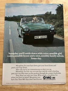 Publicidad original vintage 1977 Leyland MG Midget automotriz - Imagen 1 de 1