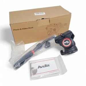 Trípode para cámara de video Avella V501 cabezal fluido arrastre bandeja manual llave hexagonal caja original - Imagen 1 de 15