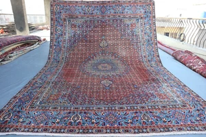 Antique Peersian Issfahan Rug, Wool, Medallion Design, 7 x 10. - Picture 1 of 13