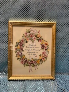 Avon A Mother's Love Framed Print - Vintage, New - Unopened - Picture 1 of 1