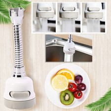 360° Kitchen Faucet Filter Bubbler Shower Extension Water Nozzle Spray Hose Tool