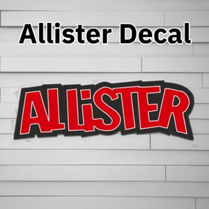 Allister Decal (vinyl for Car laptop window tumbler water bottle) punk rock pop - Picture 1 of 5
