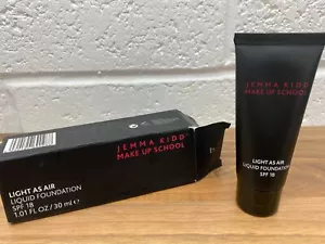 Jemma Kidd Make Up School Light As Air Liquid Foundation SPF18 07 Dark 30ml BNIB - Picture 1 of 1