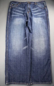 Pantalones de mezclilla Reverb vintage para hombre rectos 5 bolsillos lavado medio talla 44x32 (Sr 44x30) - Imagen 1 de 10