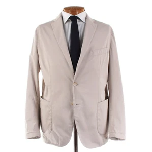 Patrick Assaraf Sportmantel Baumwollmischung neu mit Etikett Größe 56R (46R US) in einfarbigem Beige - Bild 1 von 14