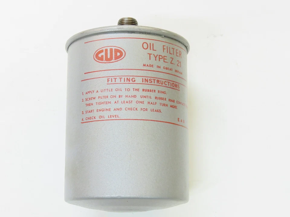 Filtro de aceite para Triumph Herald Spitfire & Bond Equipe marca GUD Z.21 Foto 1 de 3